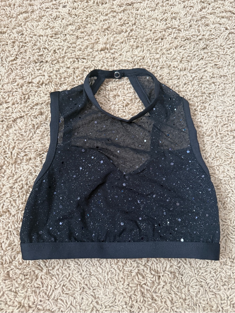 Body Wrappers AXS black glitter top